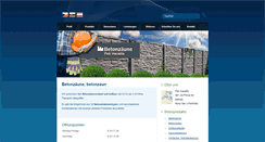 Desktop Screenshot of betonzaune.at